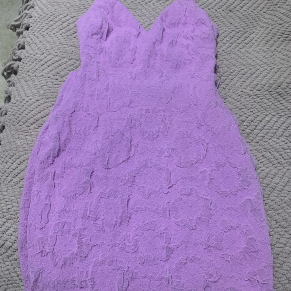Lovely Day Lavender Lace Mini Dress